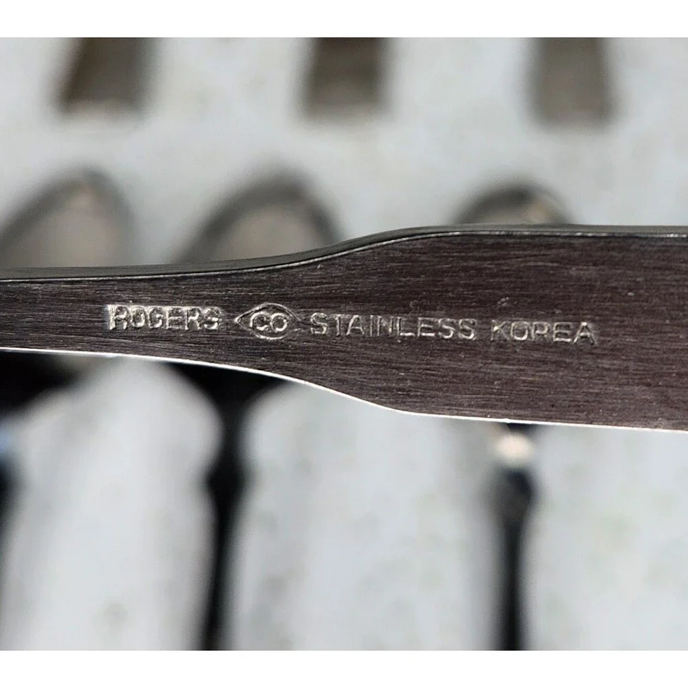 28 Pcs Stanley Roberts Rogers Stainless Steel Flatware Korea Olde Boston